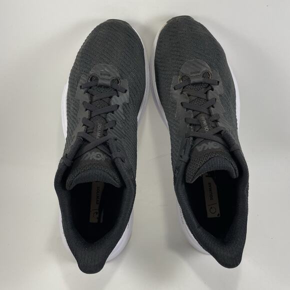 Hoka One One Solimar Running Shoes Womens Size 9 B Black White Athletic Knit - Picture 6 of 9